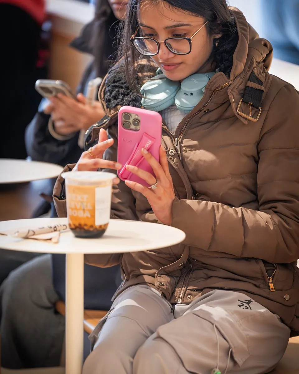 A customer at CUPP Cabot Circus