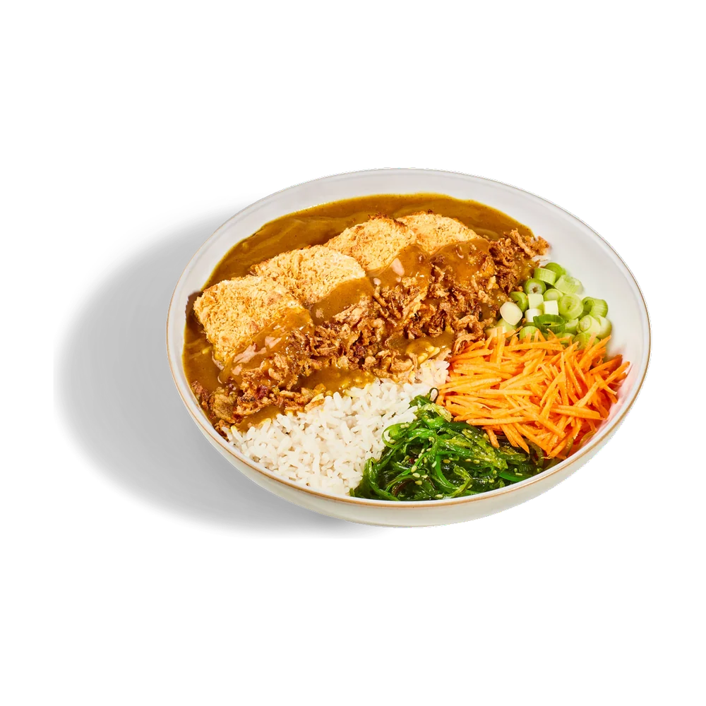 Chicken katsu rice bowl